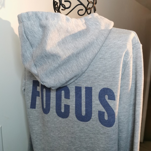 Old School Grey Hoodie Sz. S Cute and Fashionable - Picture 7 of 15